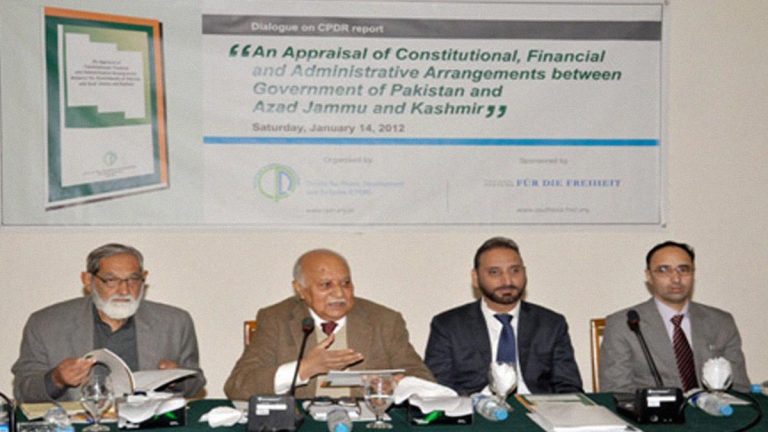 CPDR Report Launched : Participants Demanded Amendments in AJK Constitution – Act 1974
